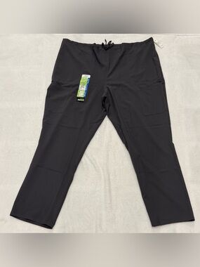 Scrubstar Black Women's Cargo Scrub Pants